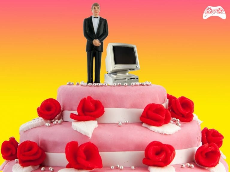 Homem tenta se casar com notebook