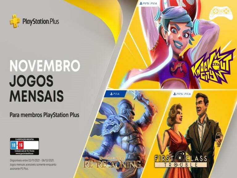 PS Plus de novembro 2021