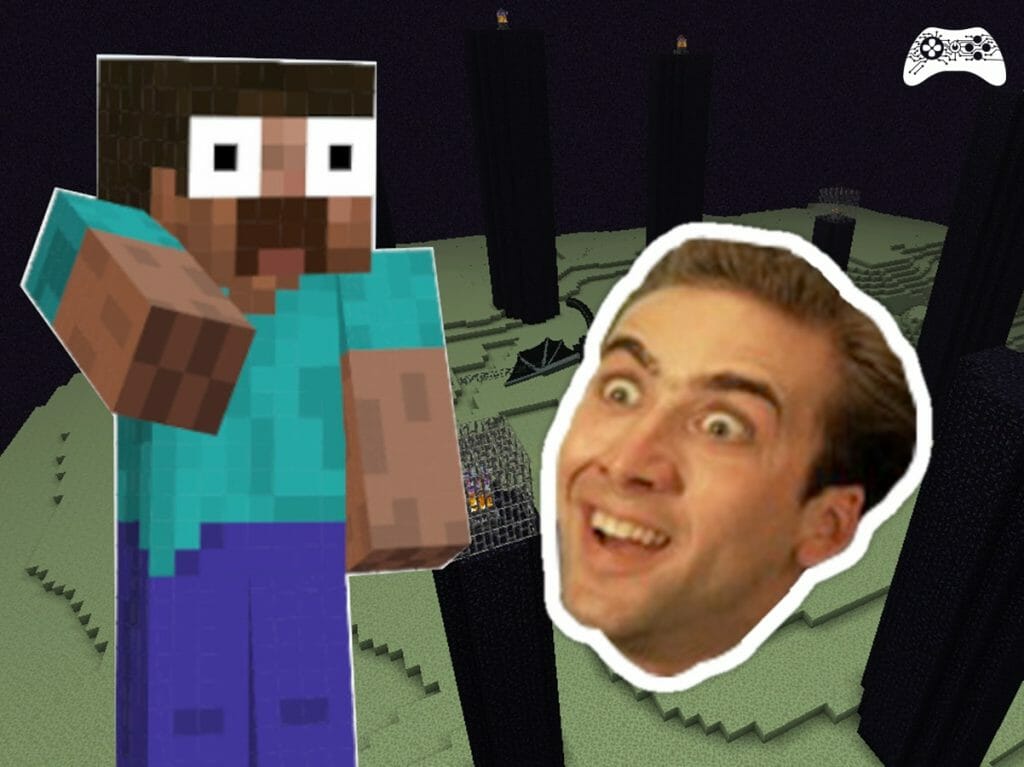 Minecraft Nicolas Cage