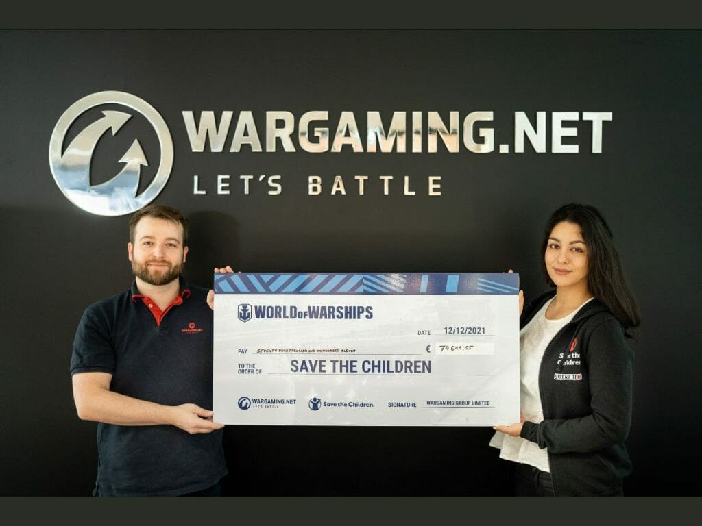 World of Warship em ação pela Save the Children