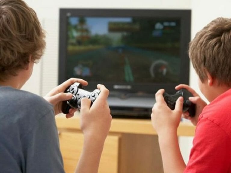 Crianças no videogame