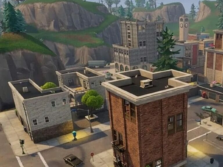 Torres inclinadas de Fortnite