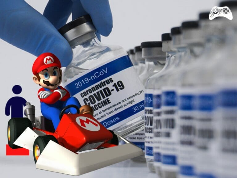 Mario Kart Covid Vacina