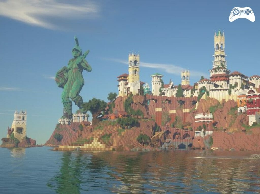 Minecraft ilha mediterraneo