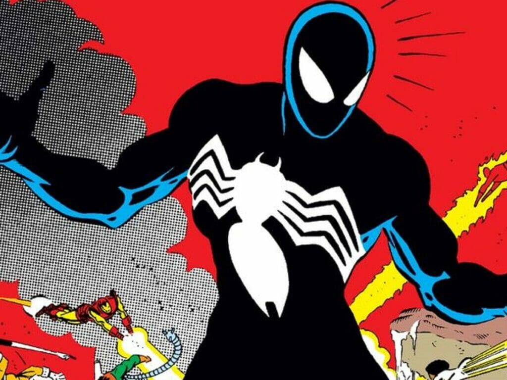 Spider-man com traje de simbionte