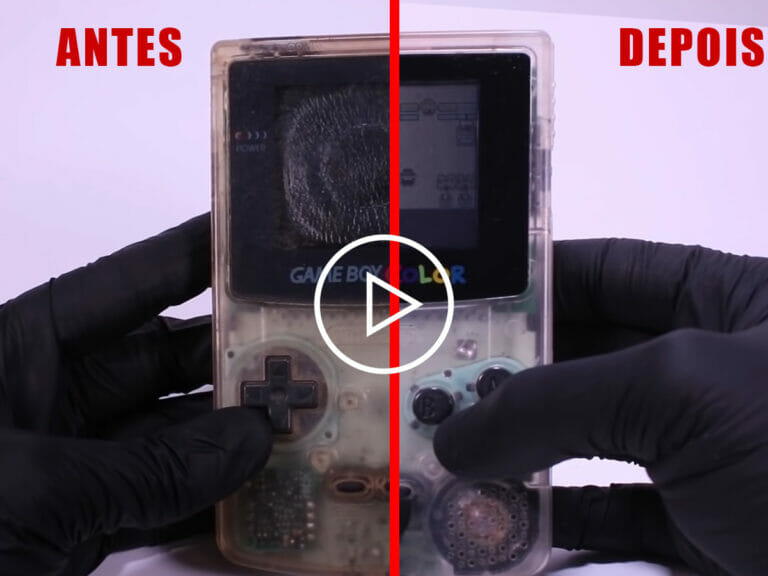 Gameboy antes depois