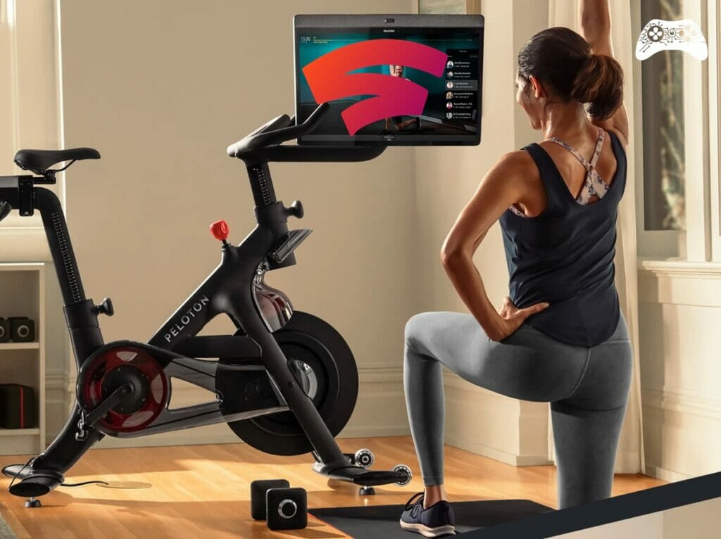 Google Stadia Peloton