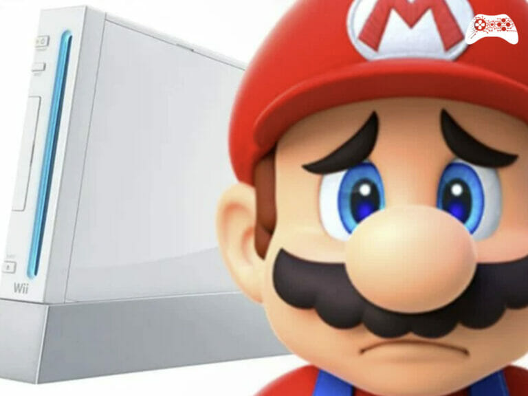 Nintendo Wii Mario triste