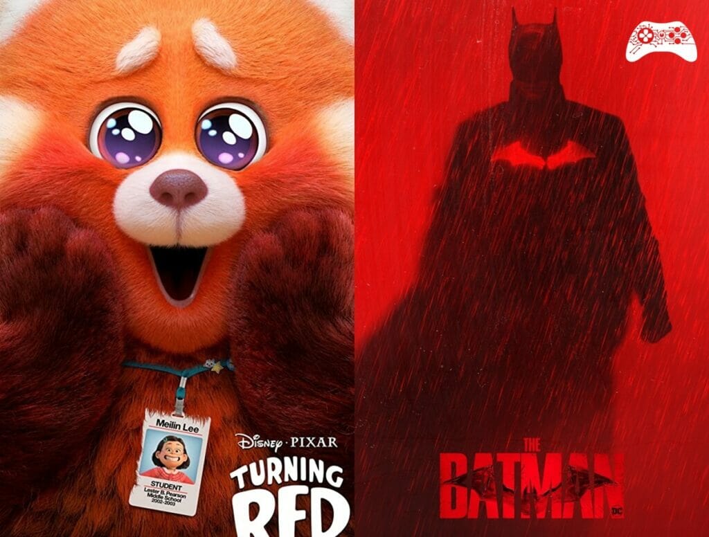 The Batman Turning Red