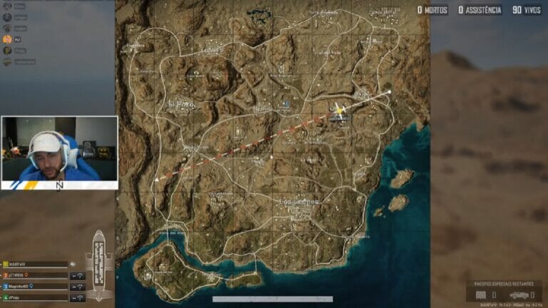 Neymar jogando PUBG