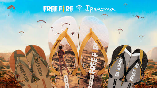Free Fire chinelo