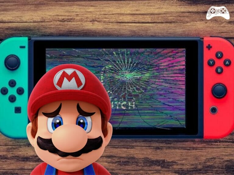 Nintendo Switch quebrado