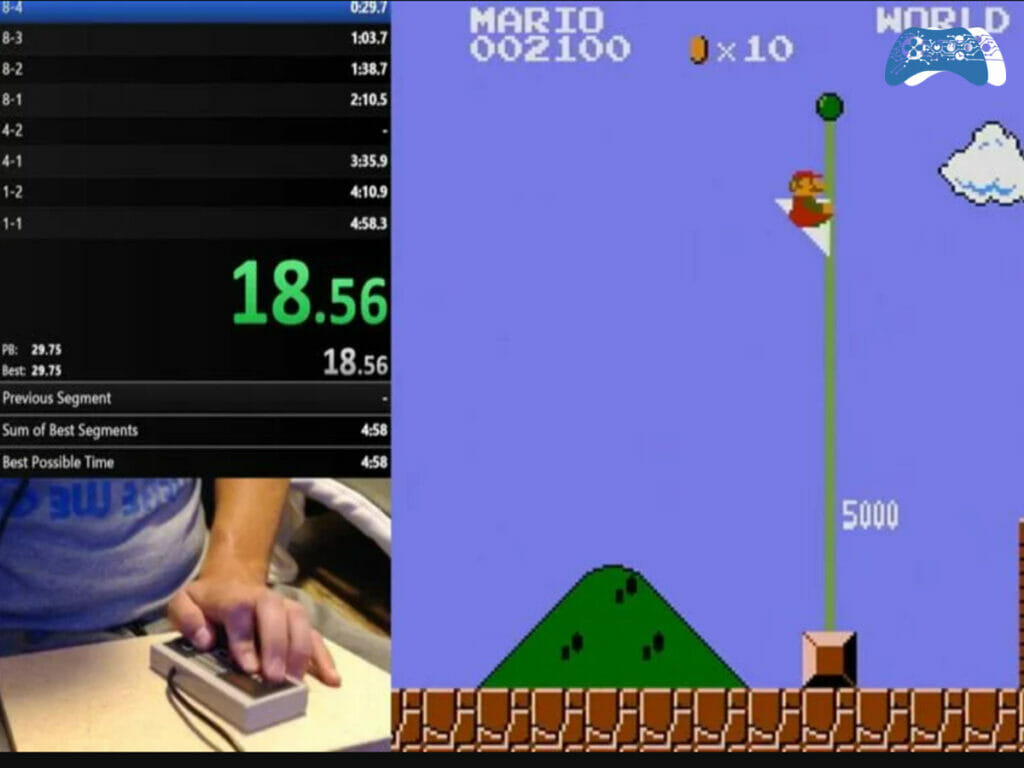 Speedrun Super Mario