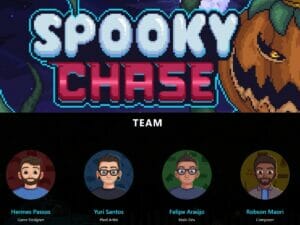 Spooky Chase e equipe da Burning Goat