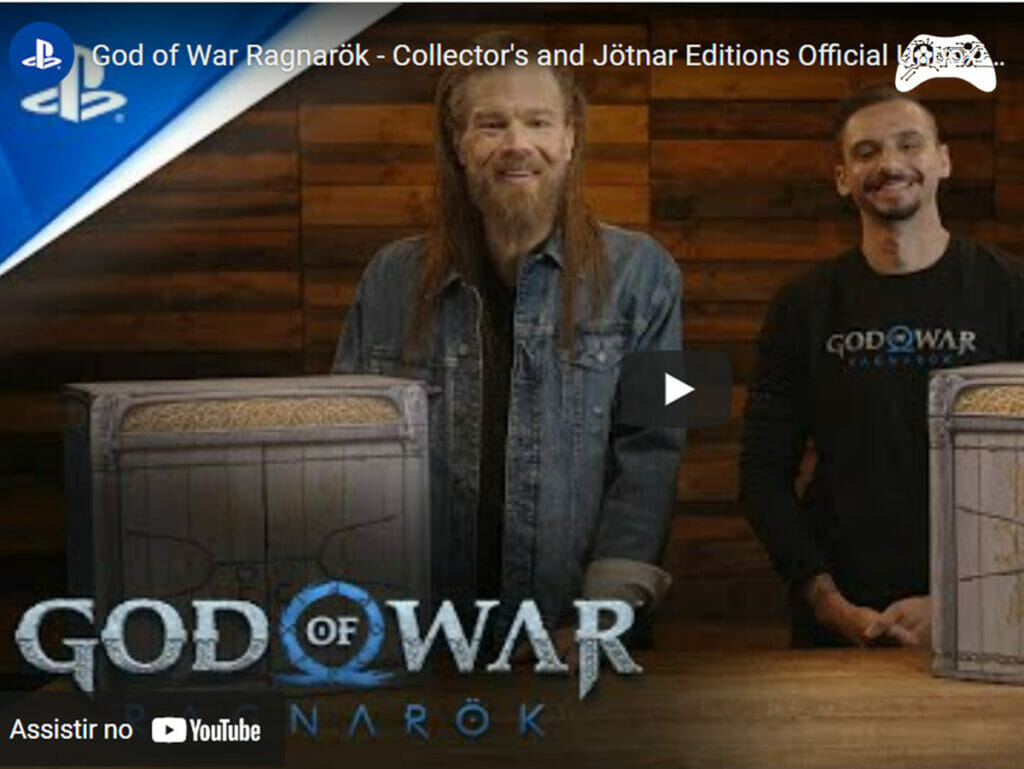 God of War Ragnarok edicao de colecionador