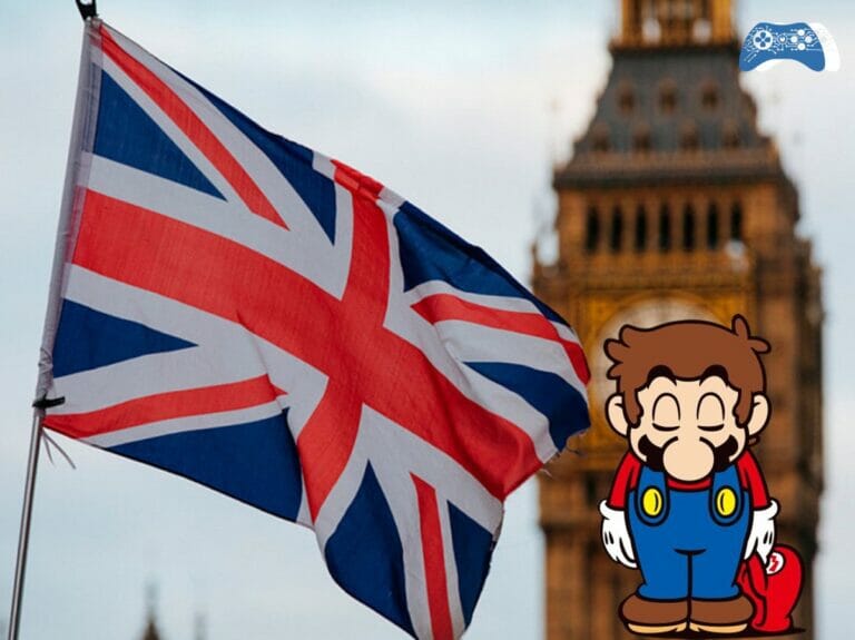 Bandeira Reino Unido Mario