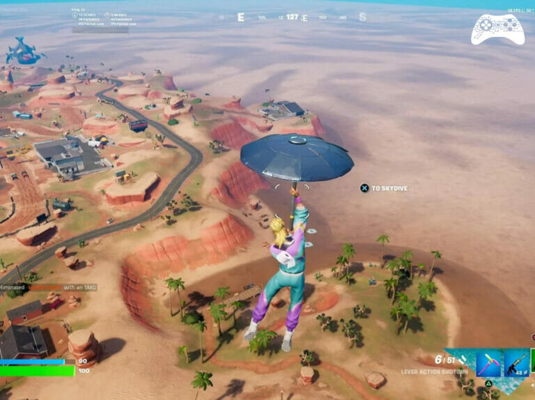 Fortnite bug sem agua