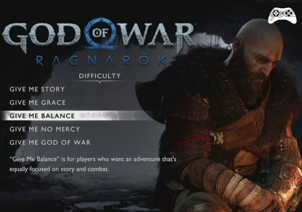 God of War Ragnarok dificuldades