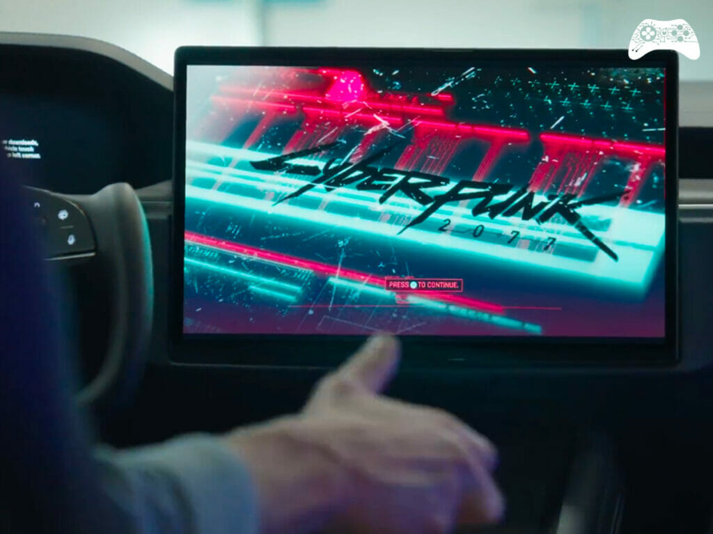 Tesla Cyberpunk 2077