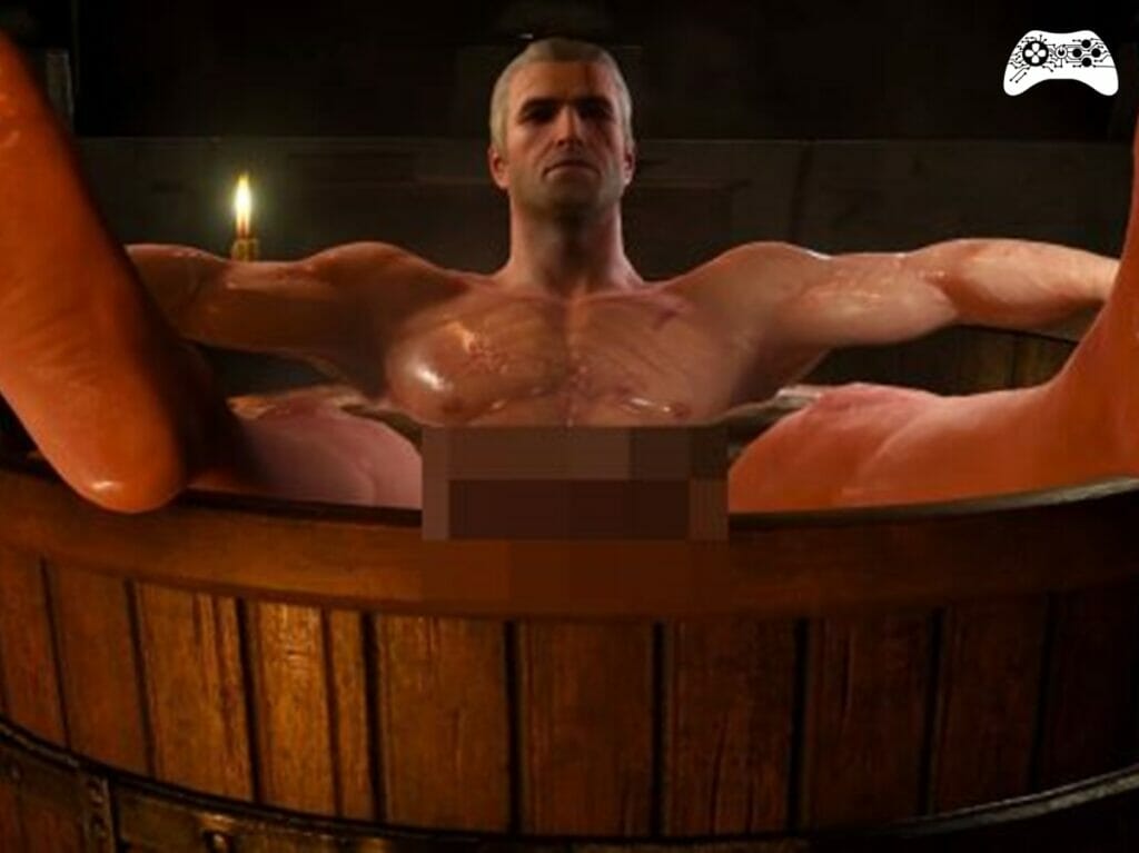 The Witcher 3 banheira