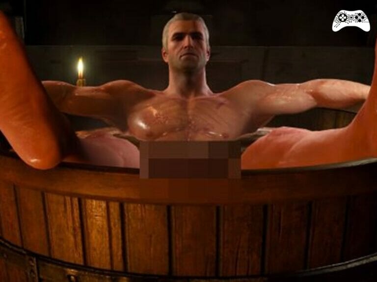 The Witcher 3 banheira