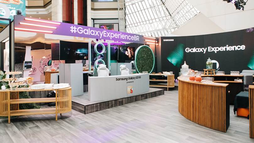 Galaxy Experience, em São Paulo. (Imagem: Divulgação)