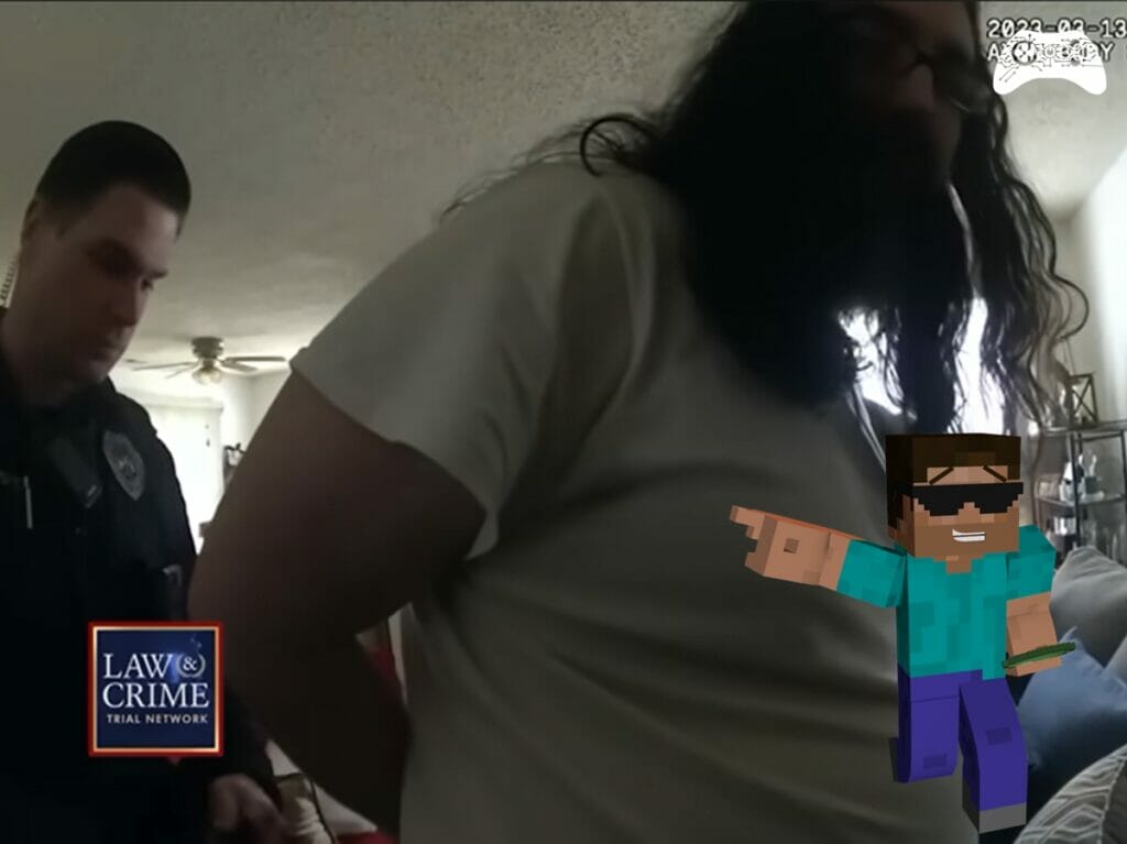 Homem é preso minecraft