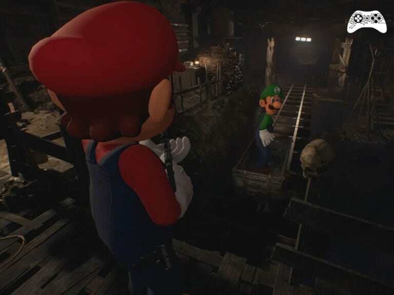 Resident Evil 4 mod Super Mario