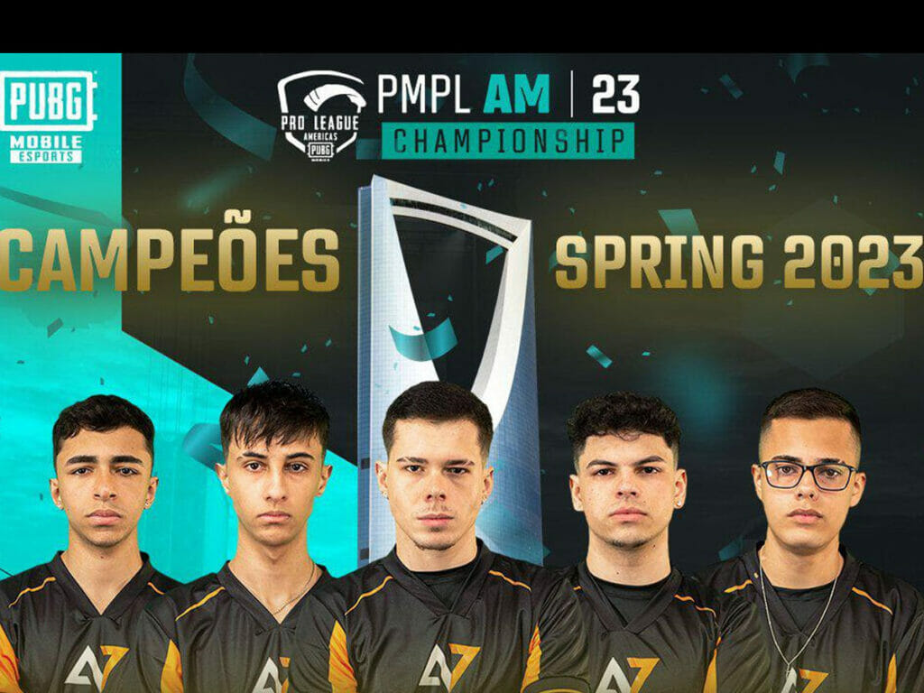 PUBG campeoes 2023 spring