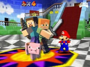 Minecraft Super Mario 64