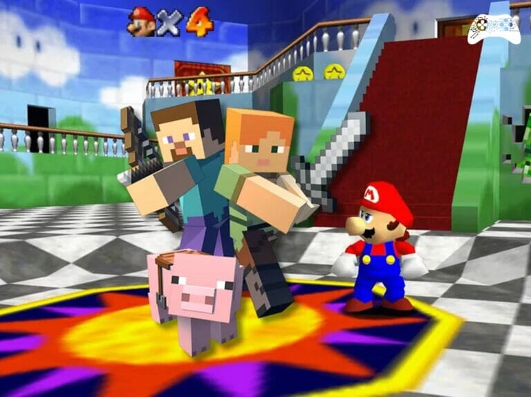 Minecraft Super Mario 64
