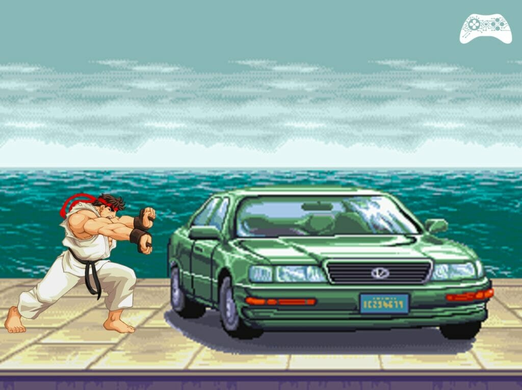 Street Fighter Bonus Stage Car