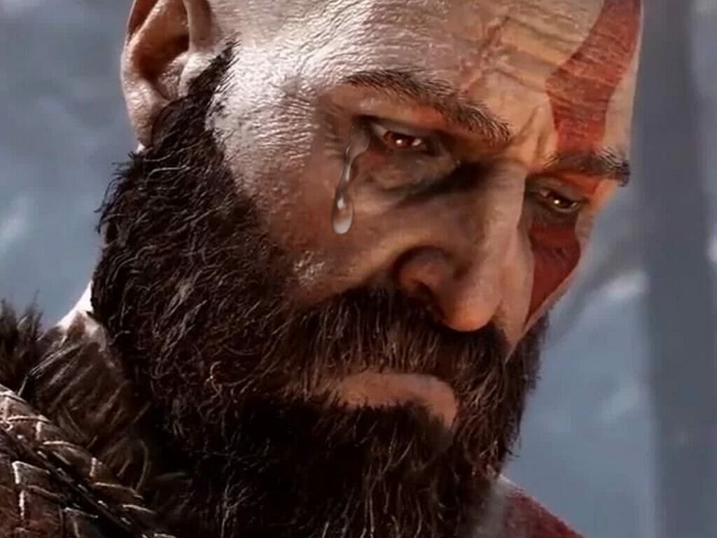 KRATOS chorando