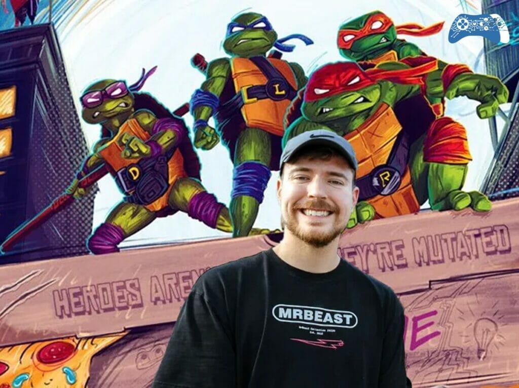 Mr Beast Tartarugas Ninja