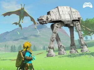the legend of zelda tears of the kingdom ATAT Star Wars