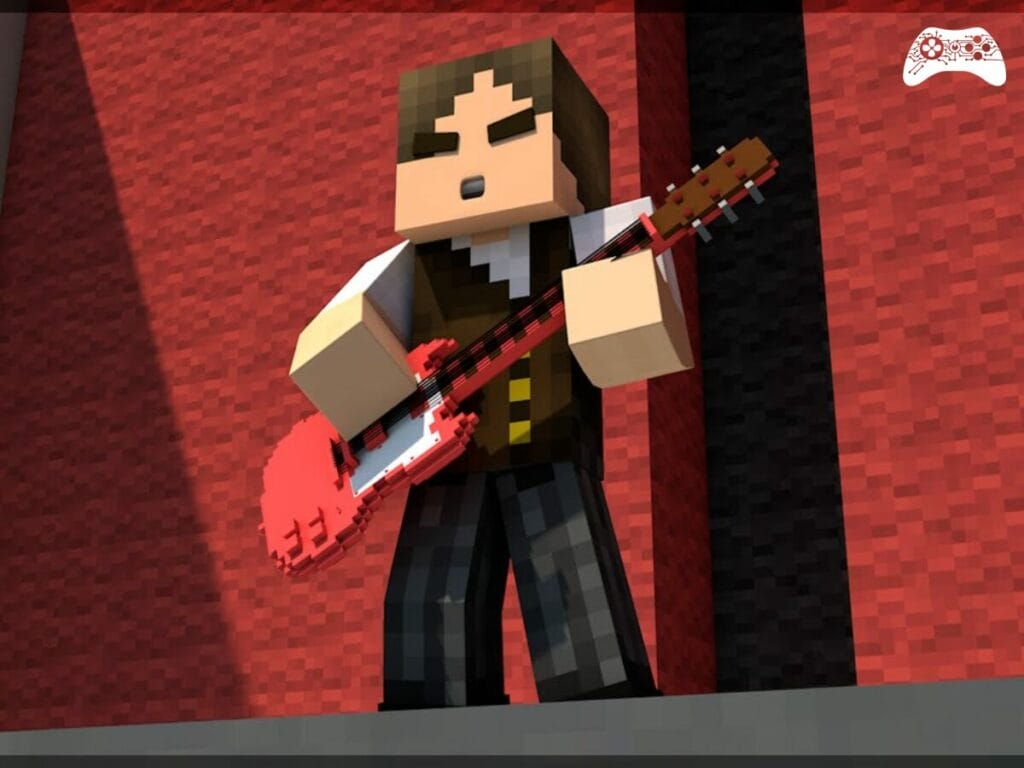 Minecraft guitar