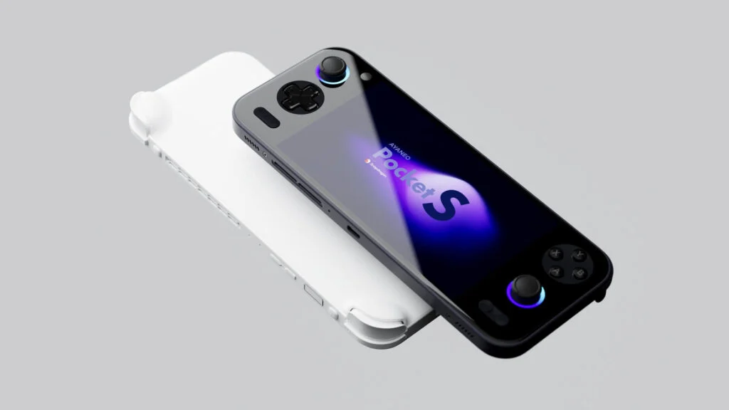 imagem do AYANEO Pocket S para resenha de AJ HANDHELD de sua configuração